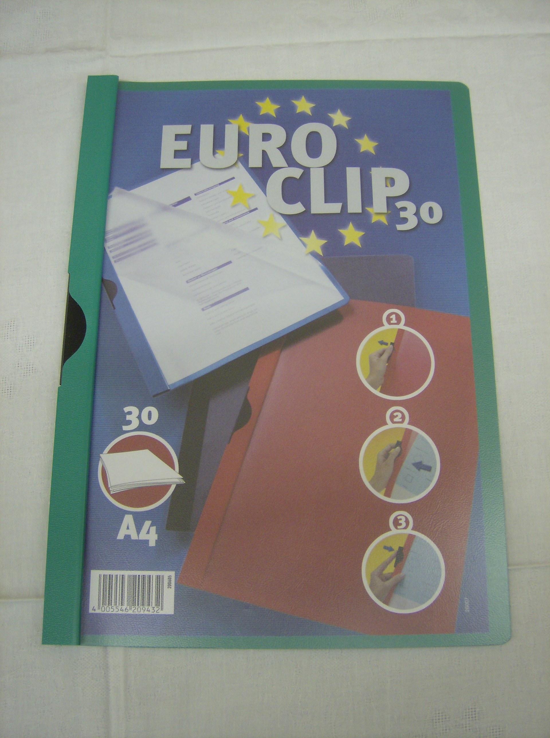 EuroClip Mappe DIN A4 in Grün