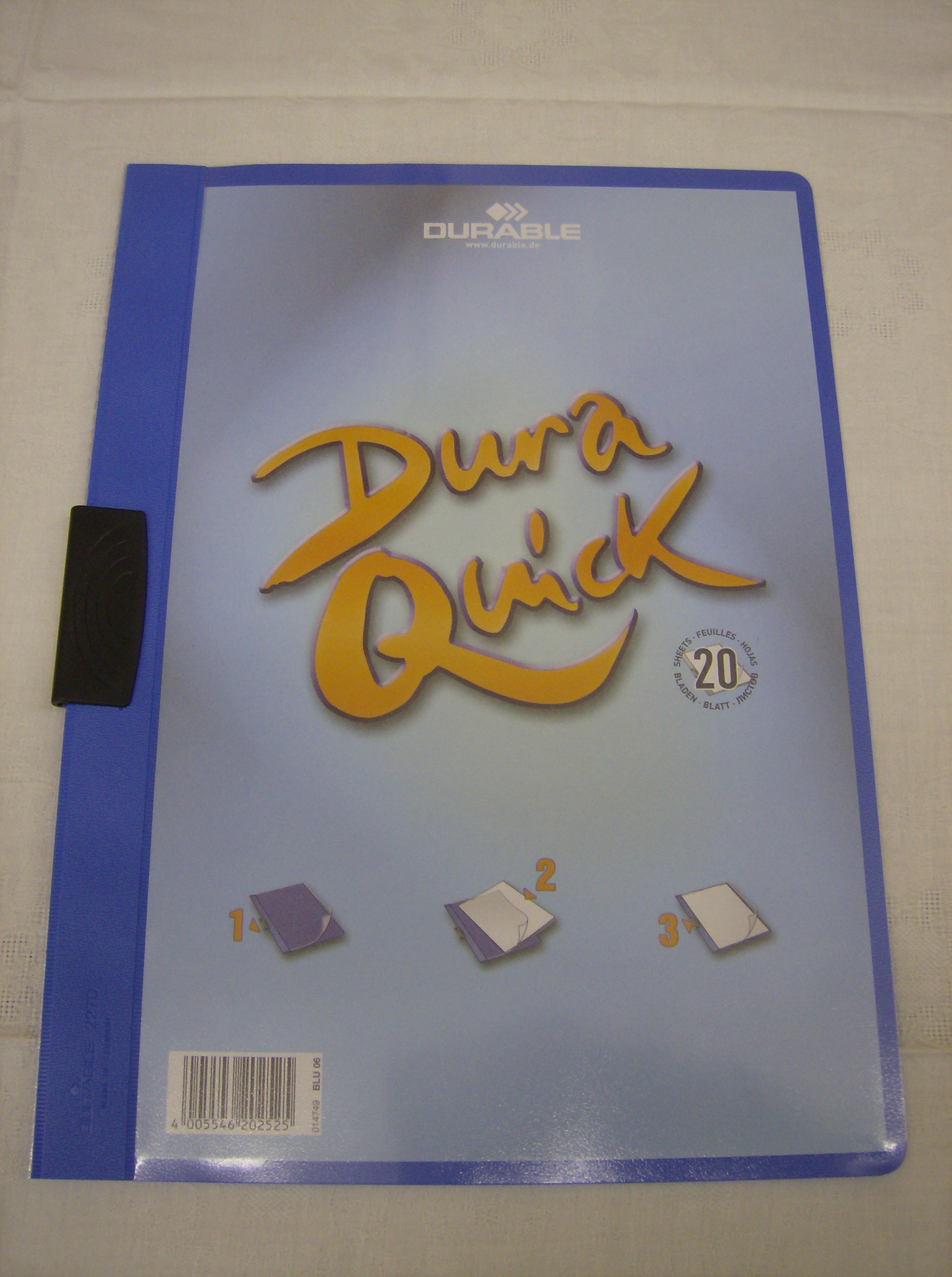 DuraQuick Mappe DIN A4 in Blau