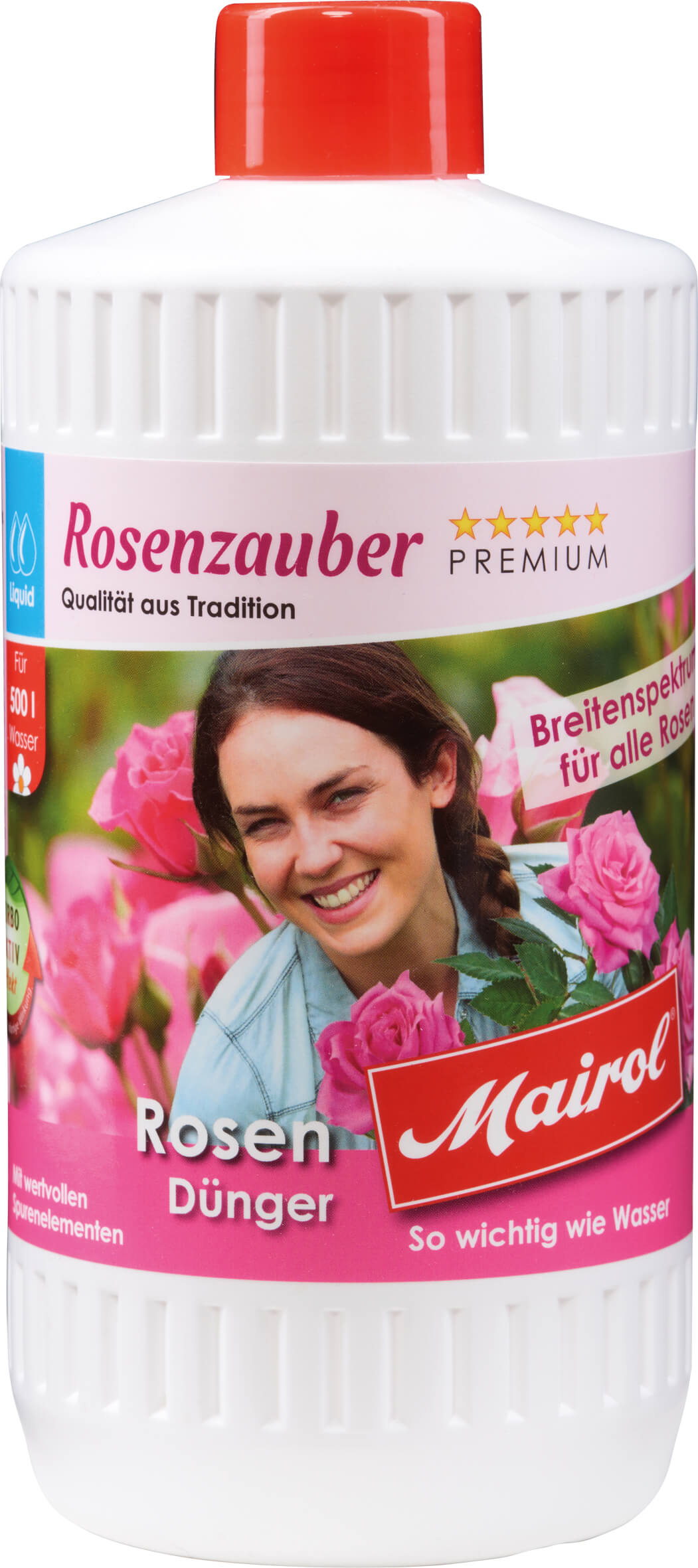 Rosendünger Flüssig MAIROL, 1 Liter Flasche reicht für 500 Liter Gießwasser